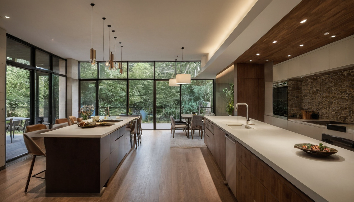 How does removing interior bearing walls change structural span requirements
